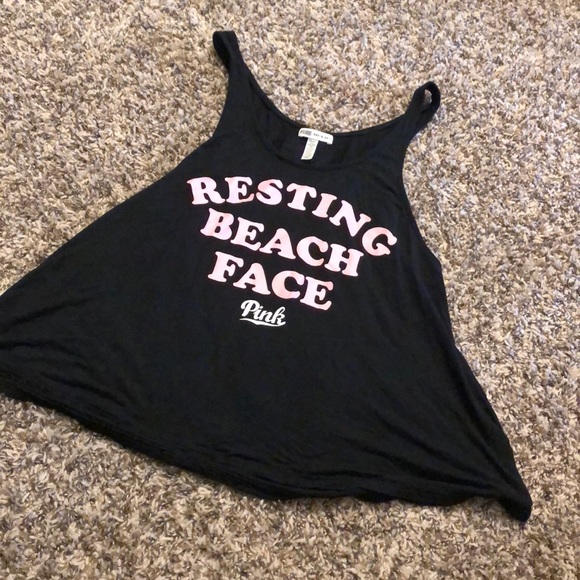 PINK Victoria's Secret Tops - Resting Beach Face PINK VS tank